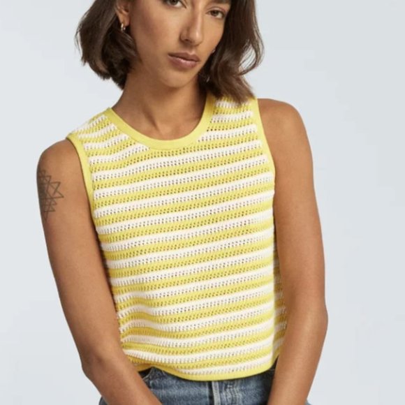 Everlane Crochet Mini Tank Top - Picture 2 of 5